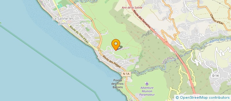 localisation de l'entreprise ASSOCIATION DES LESBIENNES, GAYS, BISEXUELS(LES), TRANSSEXUELS(LES), DE L'ILE DE LA REUNION AINSI QUE DE LEURS AMIS à SAINT-PAUL