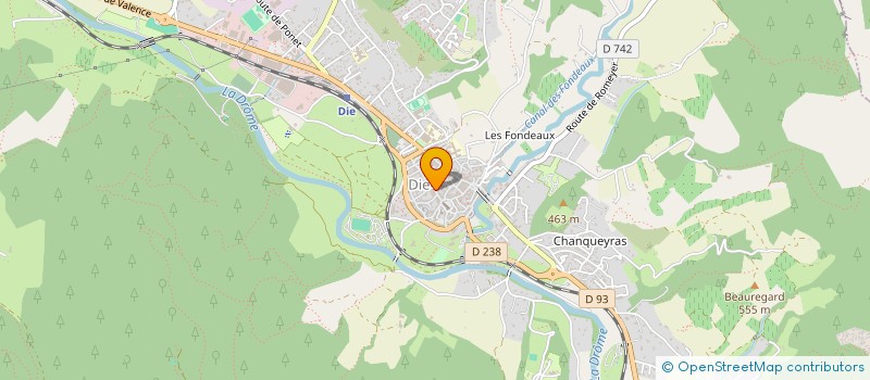 localisation de l'entreprise ASSOCIATION DES LEZARTIKALS à DIE
