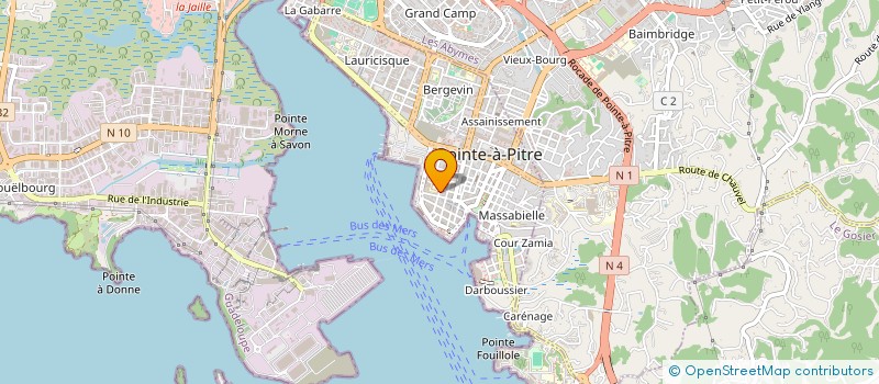 localisation de l'entreprise ASSOCIATION DES LIBRAIRES INDEPENDANTS DE GUADELOUPE à POINTE-A-PITRE