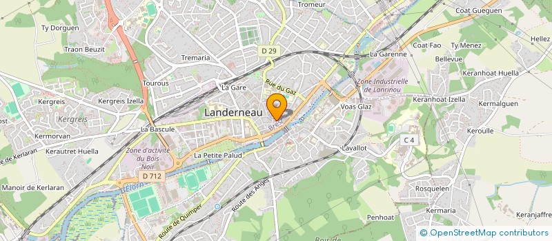 localisation de l'entreprise ASSOCIATION DES LIBRAIRIES INDEPENDANTES DE BRETAGNE à LANDERNEAU