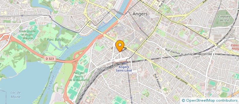 localisation de l'entreprise ASSOCIATION DES LIBRAIRIES INDEPENDANTES EN PAYS DE LA LOIRE (ALIP) à ANGERS