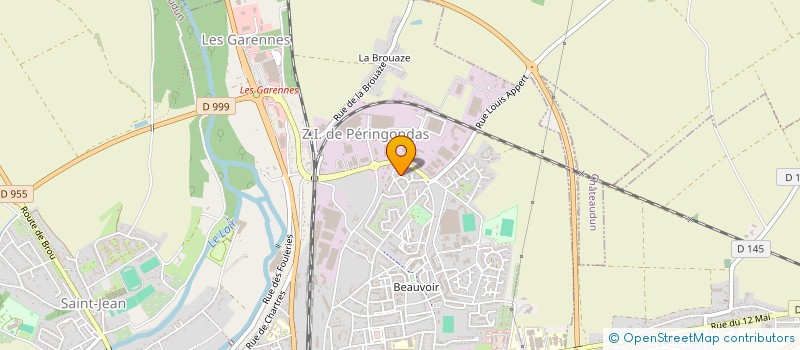 localisation de l'entreprise ASSOCIATION DES LICENCIES FLEXTRONICS CHATEAUDUN à CHATEAUDUN