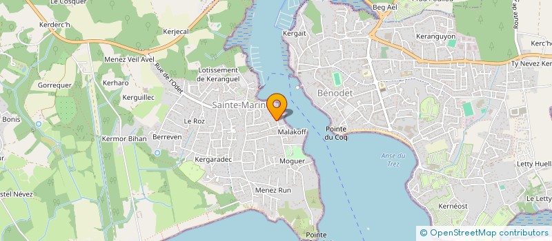 localisation de l'entreprise ASSOCIATION DES LIGNEURS DE LA POINTE DE BRETAGNE  COMBRIT