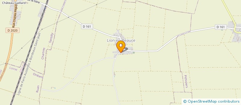 localisation de l'entreprise ASSOCIATION DES LIONS à LION-EN-BEAUCE