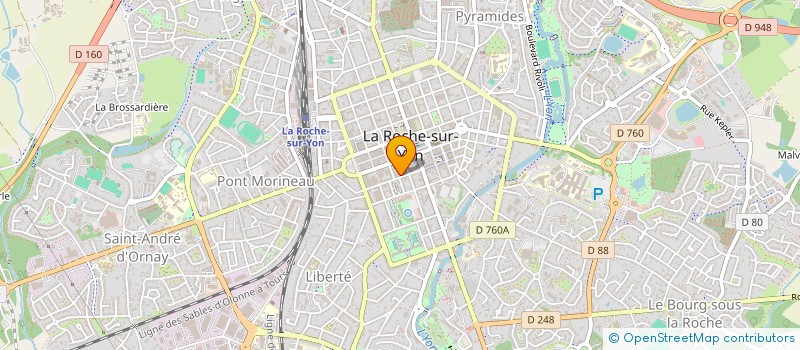 localisation de l'entreprise ASSOCIATION DES LIVRES POUR TOUS à LA ROCHE-SUR-YON