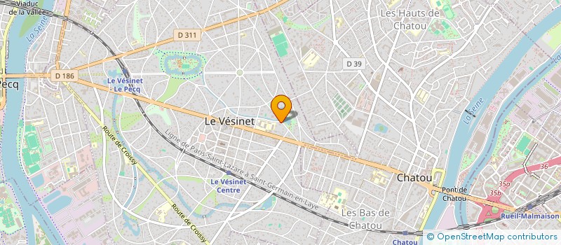 localisation de l'entreprise ASSOCIATION DES LOCATAIRES 01 RUE HENRI DUNANT 78110 LE VESINET  LE VESINET