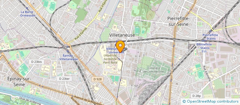 localisation de l'entreprise ASSOCIATION DES LOCATAIRES CITE ALLENDE à VILLETANEUSE