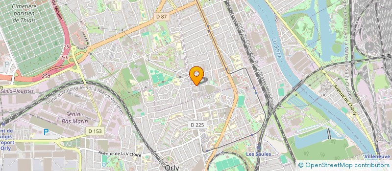 localisation de l'entreprise ASSOCIATION DES LOCATAIRES DE LA RESIDENCE CLAIRE FRANEK à CHOISY-LE-ROI