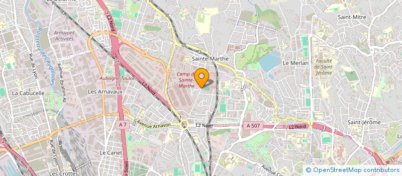 localisation de l'entreprise ASSOCIATION DES LOCATAIRES DE LA RESIDENCE VERT-BOIS (ALRVB)  MARSEILLE