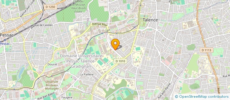localisation de l'entreprise ASSOCIATION DES LOCATAIRES DE MONADEY TALENCE - ADLM TALENCE  TALENCE