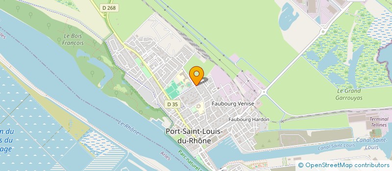 localisation de l'entreprise ASSOCIATION DES LOCATAIRES DES CITES MARCEL BAUDIN, AMBROIZE CROISAT, JULES JOLIVET, VILLAS FERRADES à PORT-SAINT-LOUIS