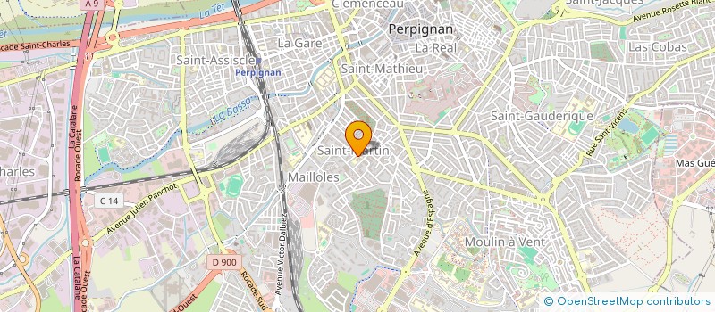 localisation de l'entreprise ASSOCIATION DES LOCATAIRES DES ROMARINS à PERPIGNAN