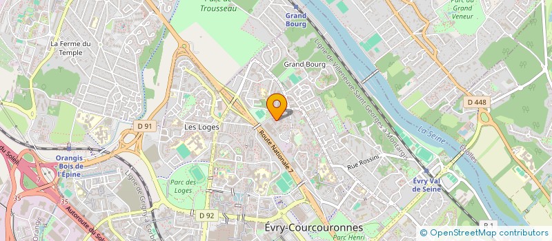 localisation de l'entreprise ASSOCIATION DES LOCATAIRES DU PARKING BAUDELAIRE D'EVRY-COURCOURONNES à EVRY-COURCOURONNES