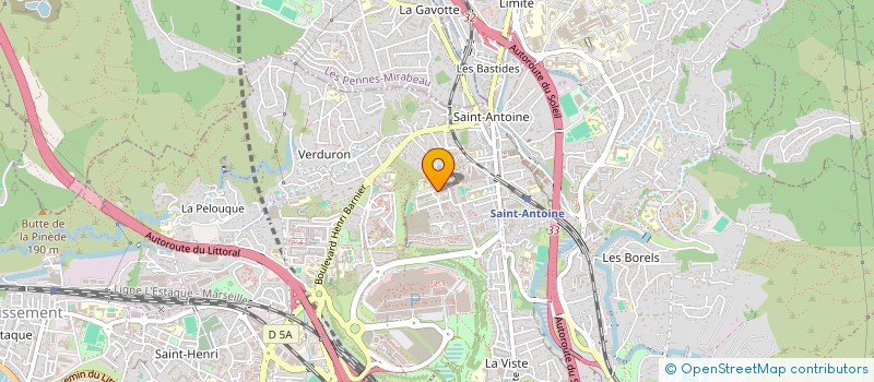 localisation de l'entreprise ASSOCIATION DES LOCATAIRES DU PLAN D'AOU à MARSEILLE