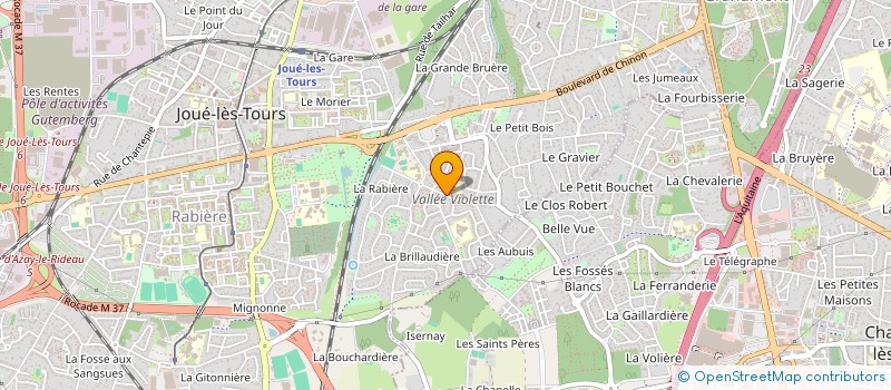 localisation de l'entreprise ASSOCIATION DES LOCATAIRES DU PLESSIS-LE VALLON-MONTSOREAU à JOUE-LES-TOURS