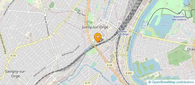 localisation de l'entreprise ASSOCIATION DES LOCATAIRES GROUPE JULES FERRY à JUVISY-SUR-ORGE