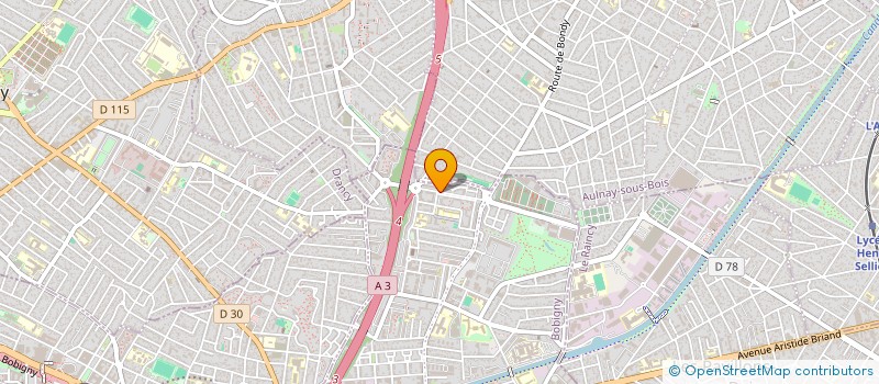 localisation de l'entreprise ASSOCIATION DES LOCATAIRES TERRE SAINT BLAISE  BONDY