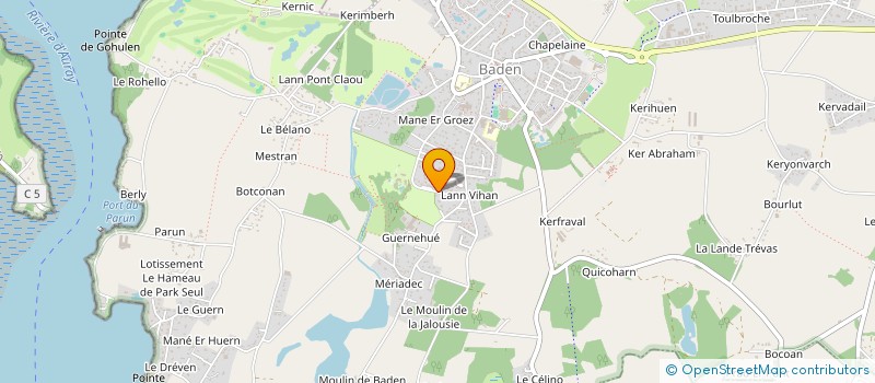 localisation de l'entreprise ASSOCIATION DES LOISIRS DE BADEN à BADEN
