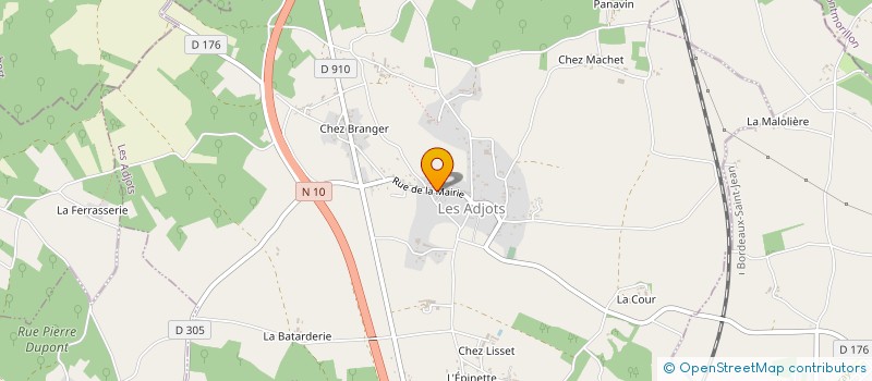 localisation de l'entreprise ASSOCIATION DES LOISIRS DE BERNAC à BERNAC