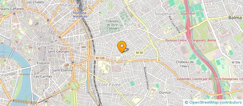 localisation de l'entreprise ASSOCIATION DES LOISIRS DE BONHOURE à TOULOUSE