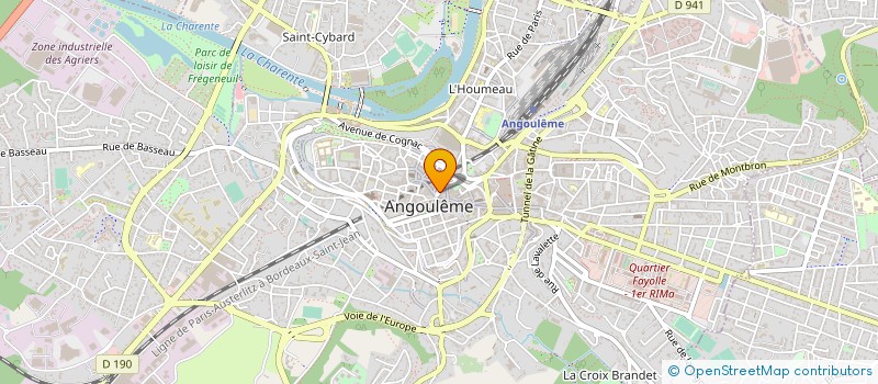 localisation de l'entreprise ASSOCIATION DES LOISIRS DE LA MAIRIE DE SOYAUX à ANGOULEME