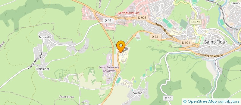 localisation de l'entreprise ASSOCIATION DES LYCEENS, ETUDIANTS, STAGIAIRES ET APPRENTIS à SAINT FLOUR