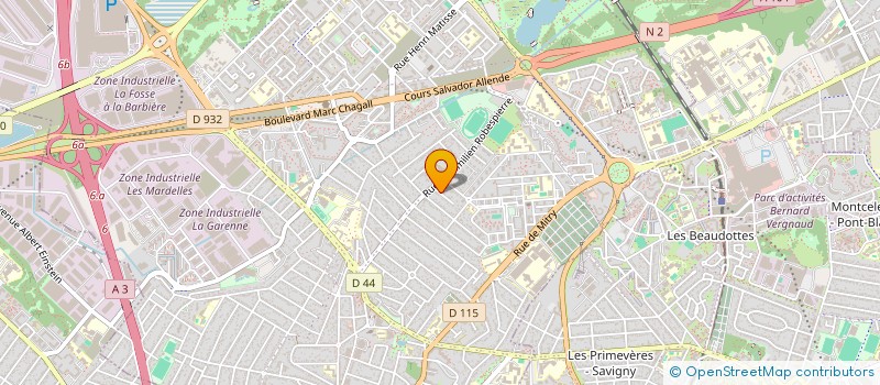 localisation de l'entreprise ASSOCIATION DES MACONS PARISIENS à AULNAY-SOUS-BOIS