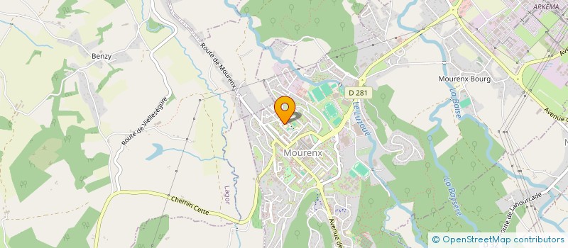 localisation de l'entreprise ASSOCIATION DES MAGHREBINS DE MOURENX à MOURENX