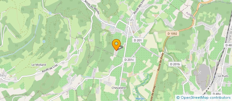 localisation de l'entreprise ASSOCIATION DES MAGICIENS DU DAUPHINE (AMICALE ROBERT HOUDIN DE GRENOBLE )  CRAS