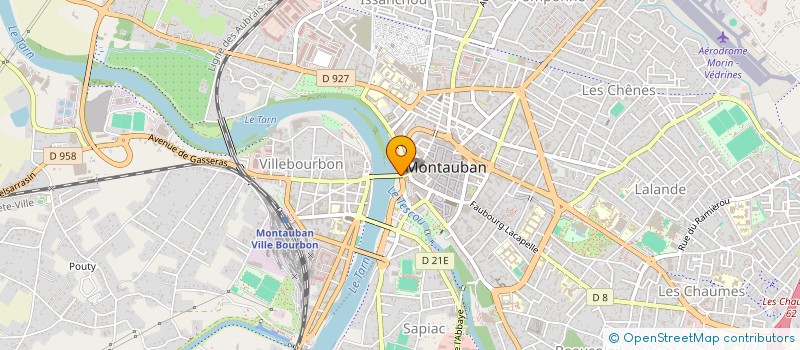 localisation de l'entreprise ASSOCIATION DES MAGISTRATS CONSULAIRES DU TRIBUNAL DE COMMERCE DE MONTAUBAN  MONTAUBAN