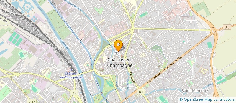 localisation de l'entreprise ASSOCIATION DES MAGISTRATS DU TRIBUNAL DE COMMERCE DE CHALONS EN CHAMPAGNE  CHALONS-EN-CHAMPAGNE