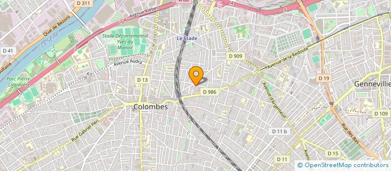 localisation de l'entreprise ASSOCIATION DES MAGISTRATS ISSUS DES CONCOURS COMPLEMENTAIRES ET EXCEPTIONNELS AMICCE  COLOMBES