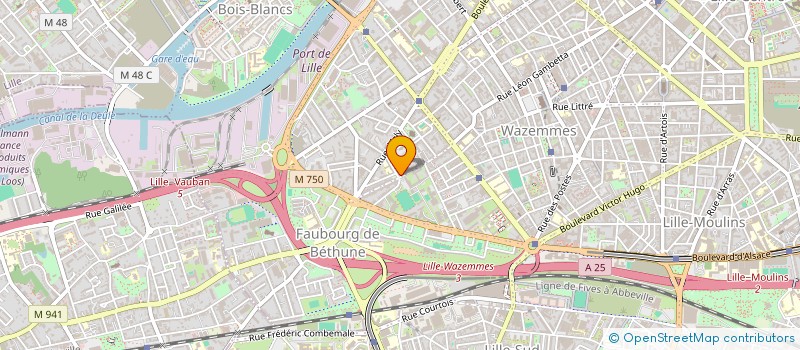 localisation de l'entreprise ASSOCIATION DES MAHORAIS DE LA METROPOLE LILLOISE à LILLE