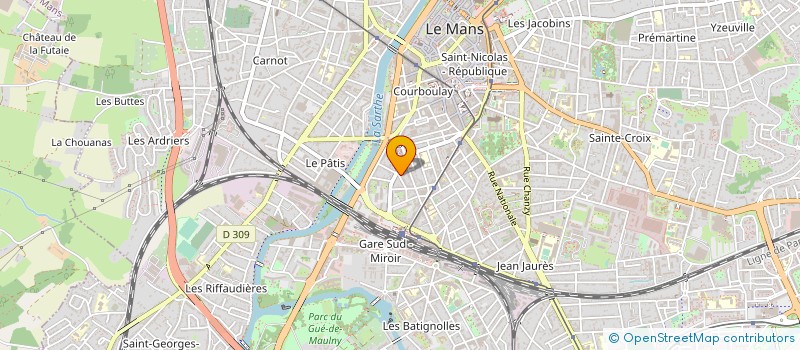 localisation de l'entreprise ASSOCIATION DES MAIRES, ADJOINTS ET PRESIDENTS D'INTERCOMMUNALITE DE LA SARTHE à LE MANS