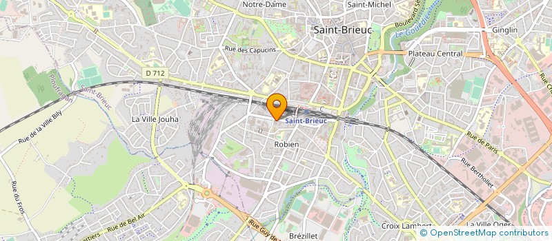 localisation de l'entreprise ASSOCIATION DES MAIRES DES COTES-D'ARMOR ET PRESIDENTS D'EPCI à SAINT-BRIEUC
