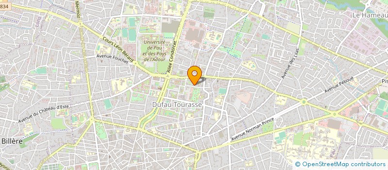 localisation de l'entreprise ASSOCIATION DES MAIRES DES P A à PAU