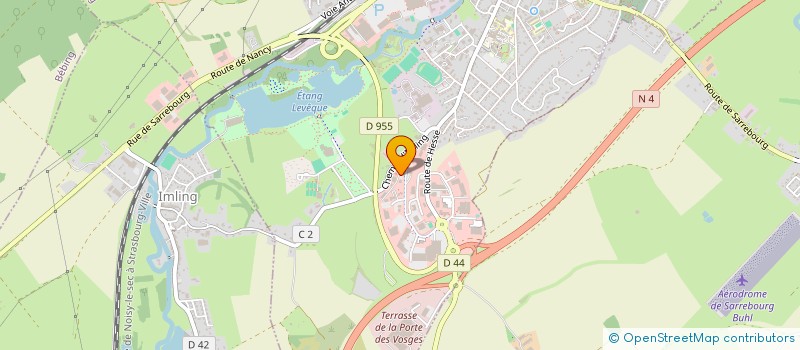 localisation de l'entreprise ASSOCIATION  DES MAIRES DU PAYS DE SARREBOURG  SARREBOURG