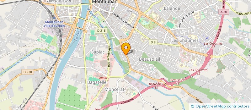 localisation de l'entreprise ASSOCIATION DES MAIRES ET DES PRESIDENTS DE COMMUNAUTES DU DEPARTEMENT DE TARN ET GARONNE  MONTAUBAN