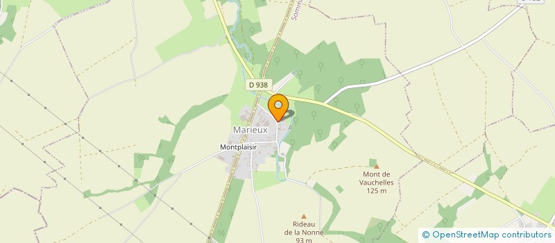 localisation de l'entreprise ASSOCIATION DES MAIRES RURAUX DE LA SOMME  MARIEUX