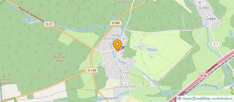 localisation de l'entreprise ASSOCIATION DES MAIRES RURAUX DES YVELINES  ROCHEFORT-EN-YVELINES