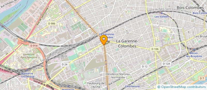 localisation de l'entreprise ASSOCIATION DES MALADES CONTRE L'INSUFFISANCE CARDIAQUE à LA GARENNE-COLOMBES
