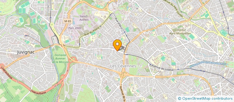 localisation de l'entreprise ASSOCIATION DES MALADIES INFANTILES RARES OU ORPHELINES  MONTPELLIER