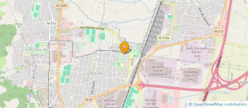 localisation de l'entreprise ASSOCIATION DES MALIENS D'AUVERGNE  CLERMONT-FERRAND