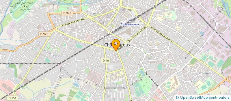 localisation de l'entreprise ASSOCIATION DES 'MANUS' DE LA MANUFACTURE DES TABACS DE CHATEAUROUX à CHATEAUROUX