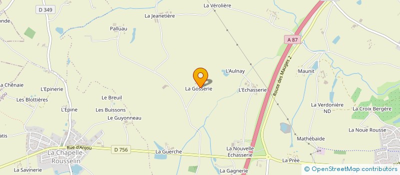 localisation de l'entreprise ASSOCIATION DES MARAIS DE MONTALAIS à CHEMILLE-EN-ANJOU