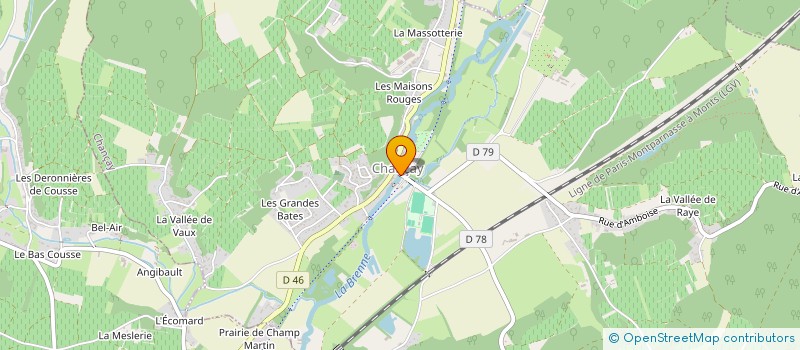 localisation de l'entreprise ASSOCIATION DES MARCHEURS ROCHECORBONNAIS  ROCHECORBON