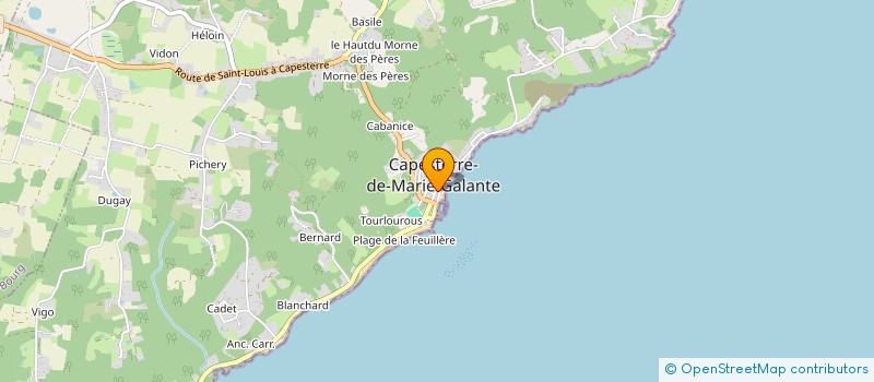 localisation de l'entreprise ASSOCIATION DES MARINS PECHEURS à CAPESTERRE-DE-MARIE-GALANTE