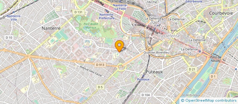 localisation de l'entreprise ASSOCIATION DES MAROCAINS DE NANTERRE  NANTERRE