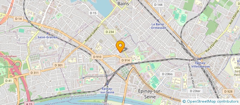 localisation de l'entreprise ASSOCIATION DES MAROCAINS DU MONDE CHAMPIONS DE JUDO ET ARTS MARTIAUX (AMMCJAM) à EPINAY-SUR-SEINE