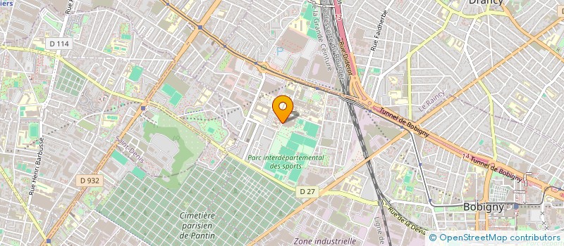 localisation de l'entreprise ASSOCIATION DES MASTERS  BOBIGNY